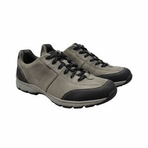 Clarks Gray WaveWalk Lightweight Comfort Lace Up Walking Shoes Travel Outdoor